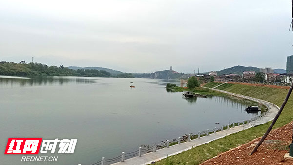 新邵资江(右岸)风光带ppp项目建设有序推进