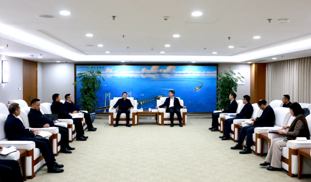 Cai Dianwei Visits CCCC Group News Hunan Construction Investment Group