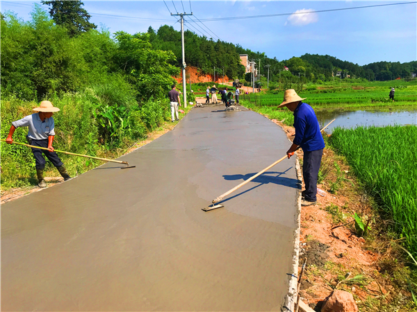 4公里水泥路托起上千名群众的致富梦