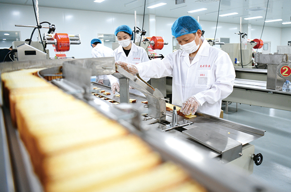 美丹食品260米长全自动化生产线12小时产能超13吨