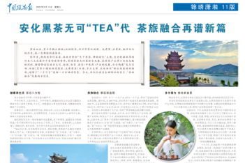 安化黑茶无可“TEA”代 茶旅融合再谱新篇