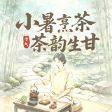24节气品茶｜小暑之甘，藏在安化黑砖茶的绵长回甘里