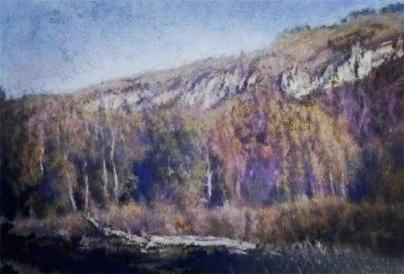 吉德格朗河谷 油画 60X45 Cm 萧佩苍_副本.jpg