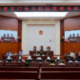 石门一“套路贷”涉恶犯罪团伙受审