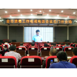 我县集中收听收看全市禁毒工作电视电话会议