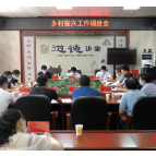 邓碧波主持召开乡村振兴工作调度会