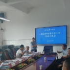 石门四中：接受市教育局开学工作督导检查