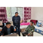 【为民办实事】县人社局：上门认证 服务到家