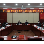 十三届县委巡察工作领导小组召开2023年第1次会议