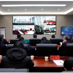 吴兴国调度全县低温雨雪冰冻天气防范应对工作
