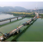 澧水“巨龙”首跨合龙!陕煤石门三期澧水特大桥建设取得决定性进展