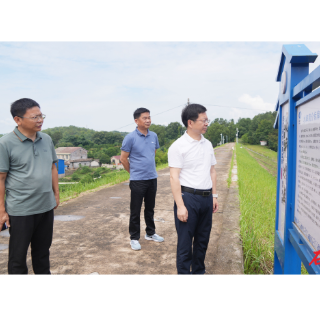 吴兴国赴夹山镇督导检查防汛抗灾工作