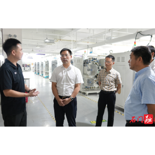 李长春督导园区企业高质量发展