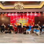 壶瓶山镇泥沙社区：开展庆“八一”文艺演出活动