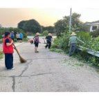 夹山镇西周村：开展道路环境整治新时代文明实践活动