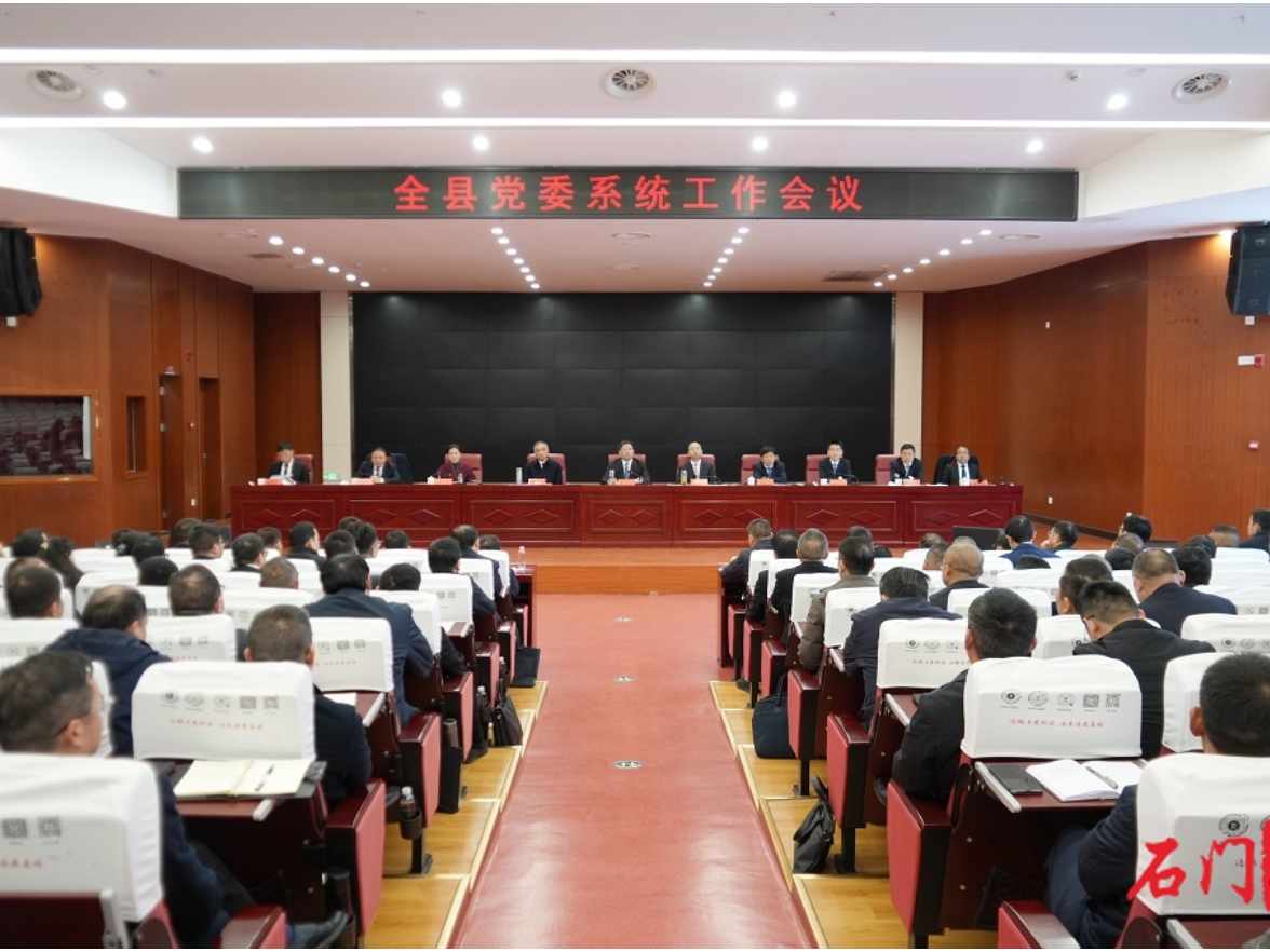 全县党委系统工作会议召开