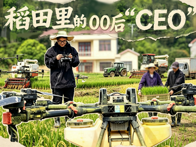 石门：稻田里的00后“CEO”