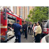 二都街道双龙社区：开展防灾减灾消防学习演练