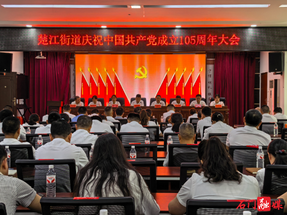 楚江街道：举行庆祝中国共产党成立105周年大会