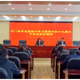 县林业局:传达学习党的十九届六中全会精神