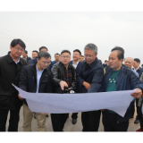 专家组来石踏勘石门电厂三期厂址