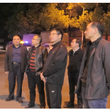 邓碧波夜间督查城区大气污染防治工作