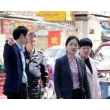 县领导督导检查文明创建工作