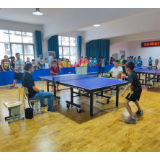 我县首届城区学校羽毛球乒乓球比赛开幕