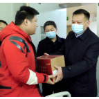 县领导带队看望慰问住院病人和福利院老人