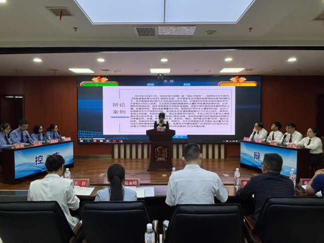 石门县检察院：举办团体论辩赛