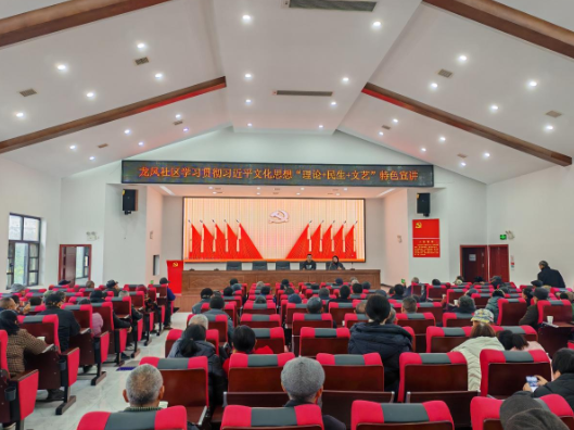 楚江街道龙凤社区：开展“理论+民生+文艺”特色宣讲会 