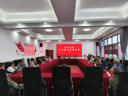 【防汛抗灾进行时】楚江街道龙凤社区：爱心募捐支援灾区
