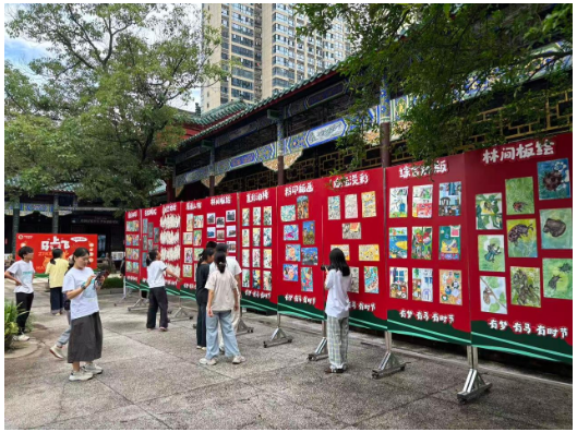 石门文庙：举办青少年艺术主题展览