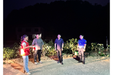 夜间巡查严管控 楚江街道筑牢秸秆禁烧“防火墙”