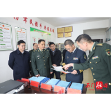 常德军分区司令员李兴刚来石调研武装工作