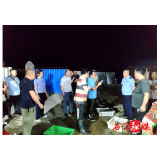县农业综合行政执法局对屠宰应当检疫而未经检疫的动物行为开展突击执法行动