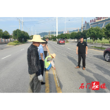 石门高新区：优化营商环境出实招 标识标线换新装 