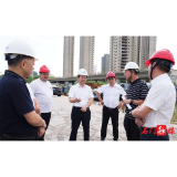 吴兴国督导调研重点项目建设工作