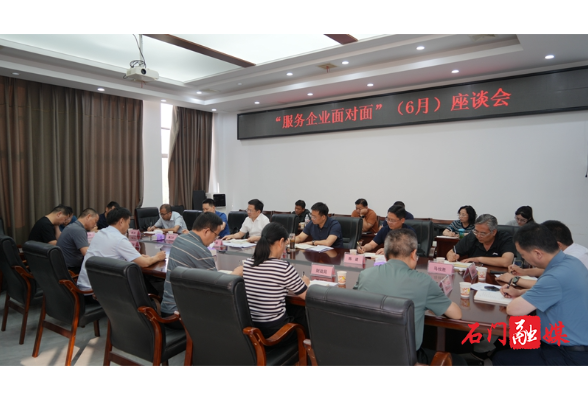 吴兴国主持召开“服务企业面对面”（6月）座谈会