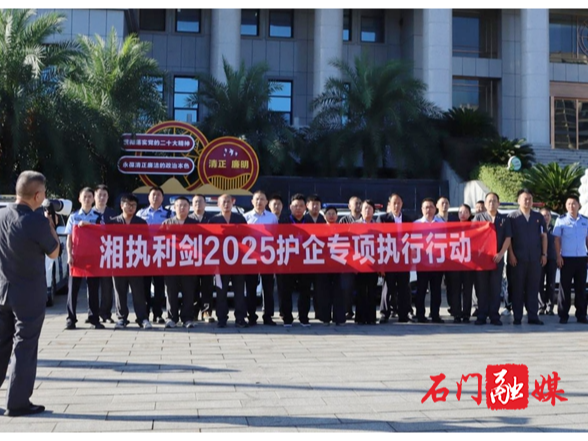 石门法院：开展“湘执利剑2025”护企专项执行行动