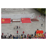 行走石门 |“颂党恩 跟党走”庆祝中国共产党成立100周年系列文化活动之快闪——石门县第一中学现场