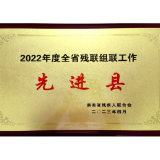 喜报！石门残疾人工作再获两项省级荣誉