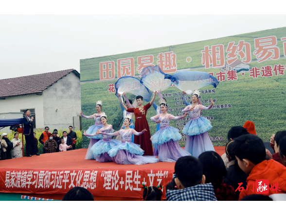 易家渡镇：花海踏歌传理论 文艺惠民润乡情