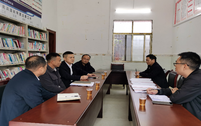 巫初华到乡镇调研督导当前重点工作