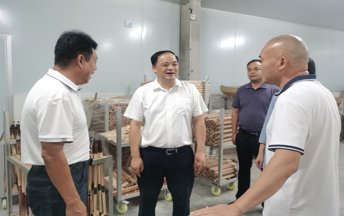 李志强到桂阳高新区现场办公