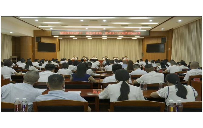 聚焦两会｜政协桂阳县第十一届委员会第一次会议中共党员委员会议召开