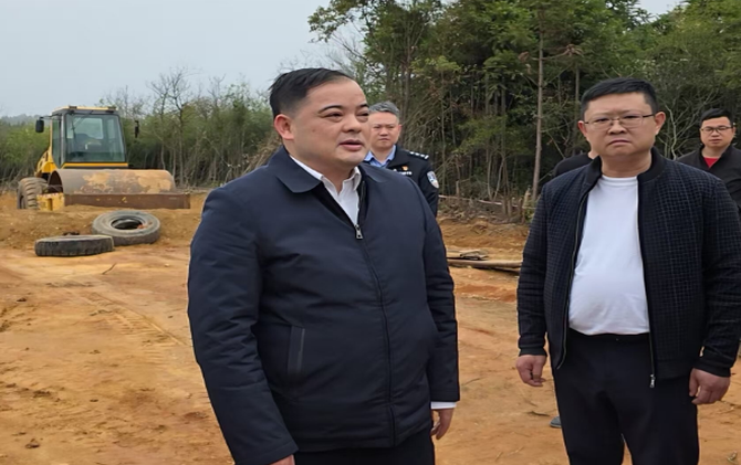 李志强调研重点项目建设工作