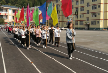 马鞍镇学校开展秋季运动会