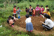 岩头幼儿园开展种植活动