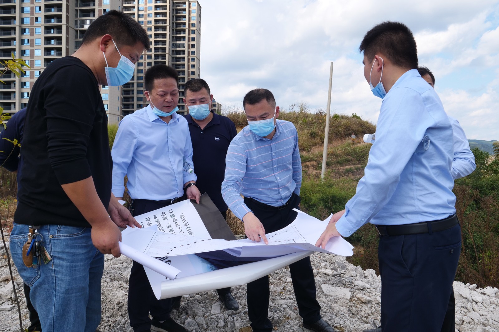 苏振调研重点项目推进情况